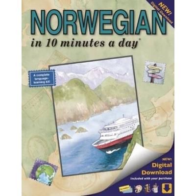 Norwegian In 10 Minutes A Day: Language Course For Beginning And Advanced Study. Includes Workbook, Flash Cards, Sticky Labels, Menu Guide, Software,