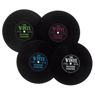 MusikBoutique Record Coasters Set 4 pcs