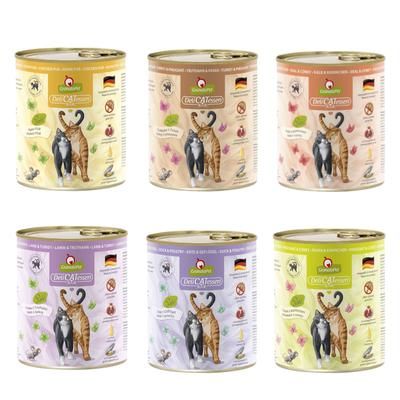 Set prova! GranataPet DeliCatessen 6 x 800 g Umido per gatto - Mix 3: 6 varianti senza pesce