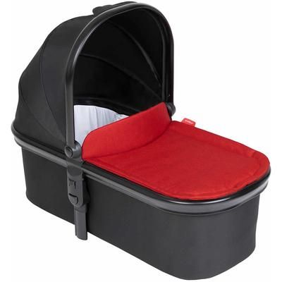 Phil & Teds Snug Carrycot - Black/Chilli