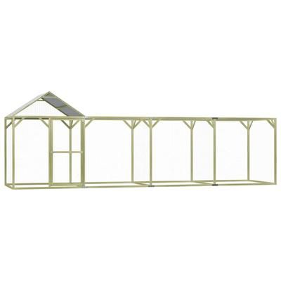 vidaXL Chicken Cage 6x1.5x2 m Impregnated Pinewood