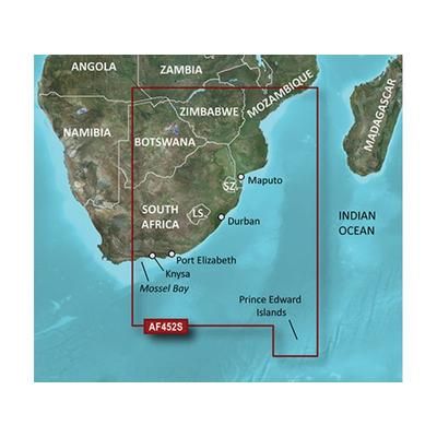 Garmin BlueChart g2 Vision - Knysna SA to Beira MZ JUL 08 (AF452S) SD Card 010-C0752-00