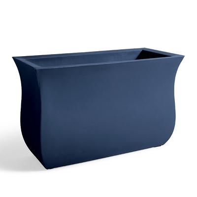 Brighton Easy-Care Rectangular Planter - Indigo - Grandin Road