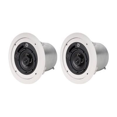 AtlasIED FAP42T 4" 2-Way Weather-Resistant Speaker System (Pair, White) FAP42T