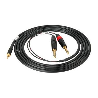 Sescom SES-IPOD-QTRM10 3.5mm Stereo to Dual 1/4" Mono Audio Cable (10') SES-IPOD-QTRM10