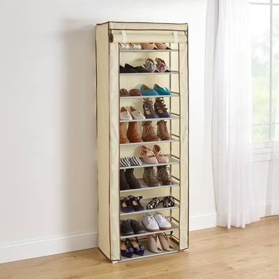 Eve Single Shoe Rack by BrylaneHome in Natural Organizer