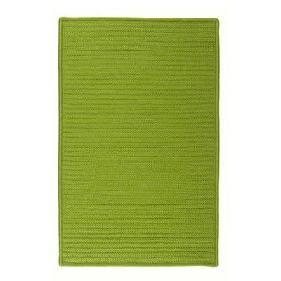 Simple Home Solid Rug by Colonial Mills in Bright Green (Size 5'W X 7'L)