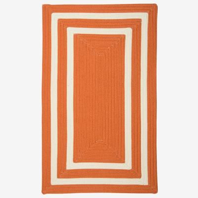 Double Border Rug by Colonial Mills in Rust (Size 3'W X 5'L)