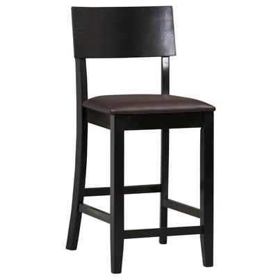 Thayer 24 in Contemporary Counter Stool by Linon Home Décor in Black
