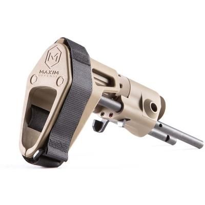 Maxim Defense Industries CQB Pistol PDW Gen 6 Brace for AR15 FDE Small MXM-47555