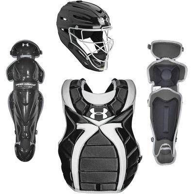 Under Armour Junior Victory Series Girl's Faspitch Catcher's Gear Kit - Junior 9-12 Black