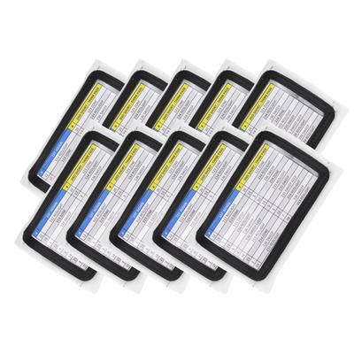 Sports Unlimited Adult Football Triple Wrist Coach (10 Pack) White