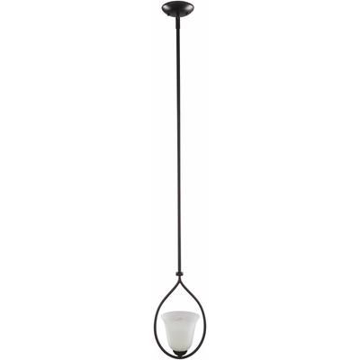 Wytheville 8"L x 8"W x 13"H Rustic Black/White Pendant - Boutique Rugs