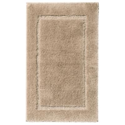 Wide Width BH Studio Luxe Bath Rugs by BrylaneHome in Sand (Size 20" W 60" L) Bath Mat