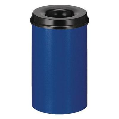 Poubelle Anti-feu 20l Bleu/noir - V-Part