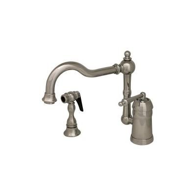 Whitehaus Collection Legacyhaus Kitchen Faucet with Side Spray - Polished Chrome 3-3190-C