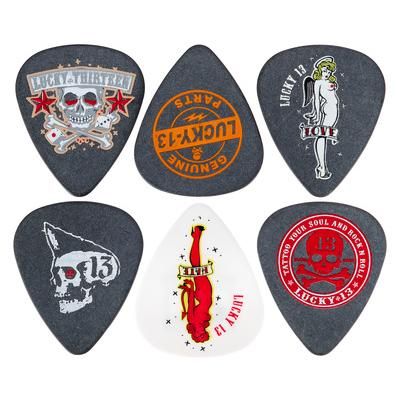 Dunlop Plektrum Lucky II 13 1,00 6 Stück