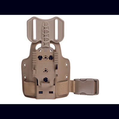 Safariland 6004 27 Small Tactical Plate w/DFA QLS Receiver Plate FDE Brown