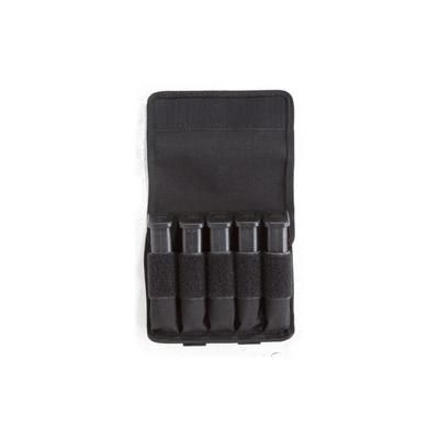 TUFF Products Original 5 In-Line Mag Pouch and Removable Flap 1000D Black Nylon Single Stacks 1911 220 7065-NYV-1