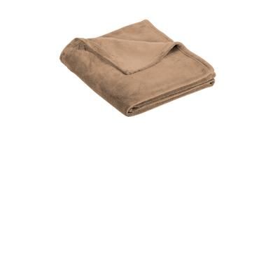 Port Authority BP31 Ultra Plush Blanket in Fawn size OSFA | Polyester