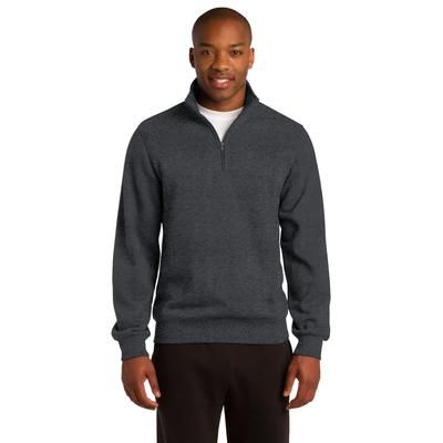 Sport-Tek ST253 1/4-Zip Sweatshirt in Graphite Grey size 2XL | Fleece