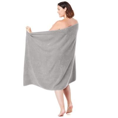 XXL Bath Sheet by BrylaneHome in Silver Towel