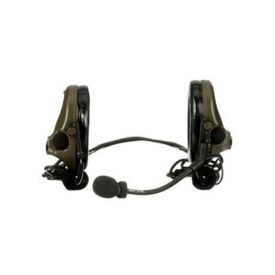 PELTOR 3M PELTOR ComTac V Headset Neckband Dual Lead Standard Dynamic Mic NATO Wiring O.D. Green MT20H682BB-19 GN