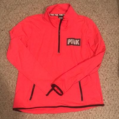 Pink Victoria's Secret Sweaters | Coral Vs Pull Over Sweatshirt | Color: Pink | Size: L