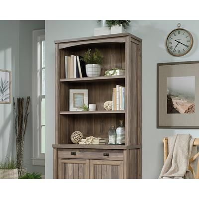 Costa Library Hutch in Washed Walnut (Hutch Only) - Sauder 428724