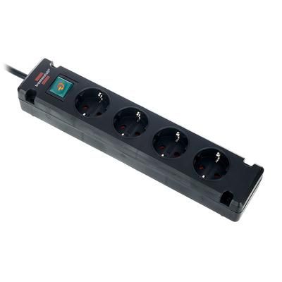 Brennenstuhl Bremounta Socket Strip 4Way BK