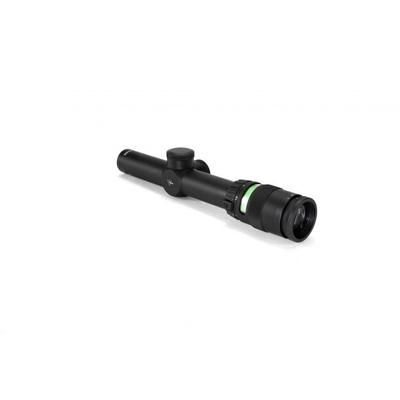 Trijicon AccuPoint TR-24 1-4x24mm Rifle Scope 30 mm Tube Second Focal Plane Black Green German 4 Crosshair w/ Dot Reticle MOA Adjustment 200054
