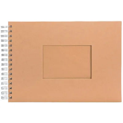 Album en carton rectangulaire, 30 x 21 cm, 25 feuilles