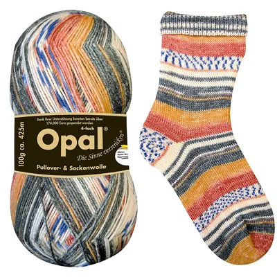 Opal Laine à chaussettes, forêt équatoriale "Toucan"