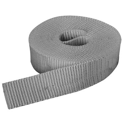 buttinette Sangle pour sac, gris clair, largeur : 2,5 cm, longueur : 3 m