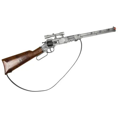Fusil à pétards, transparent/marron, 65 cm