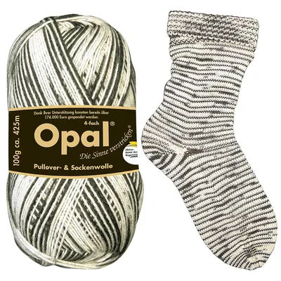 Opal Laine à chaussettes, forêt équatoriale "zèbre"