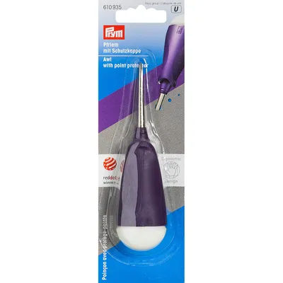Prym Poinçon, bleu/blanc, avec capuchon de protection