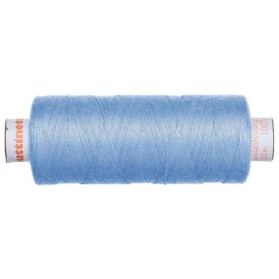 buttinette Fil à coudre universel, grosseur : 100, bobine de 500 m, bleu glacé