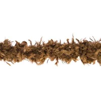 Boa de plumes, marron, 90 g, 1,80 m