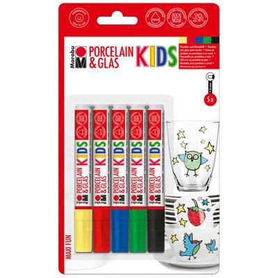 Marabu KiDS Feutres pour verre