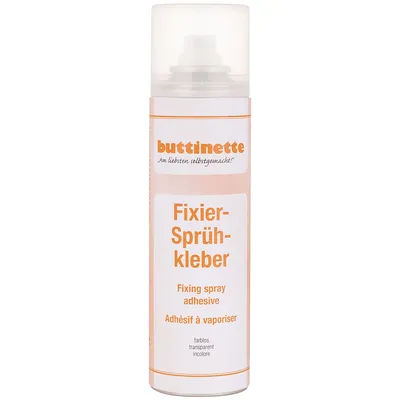 buttinette Adhésif temporaire en bombe aérosol, 250 ml