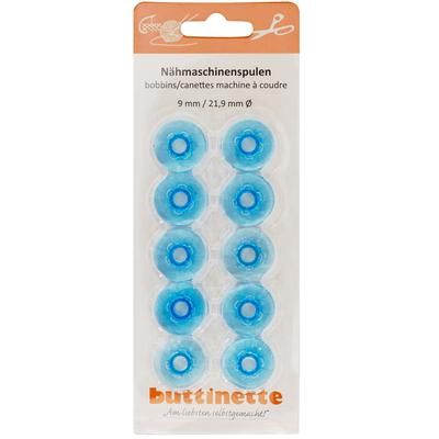 buttinette Canettes pour boîtier double, 21,9 mm Ø, hauteur : 9 mm, contenu : 10 pièces