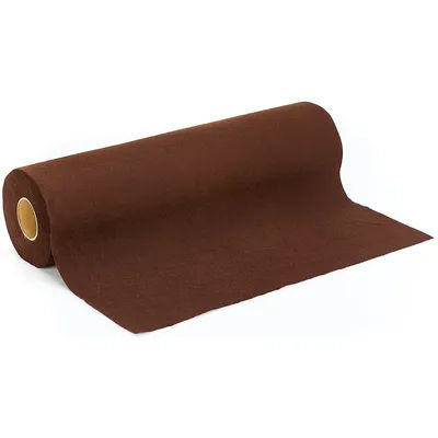 Feutrine, épaisseur 1 mm, rouleau de 10 m, marron foncé