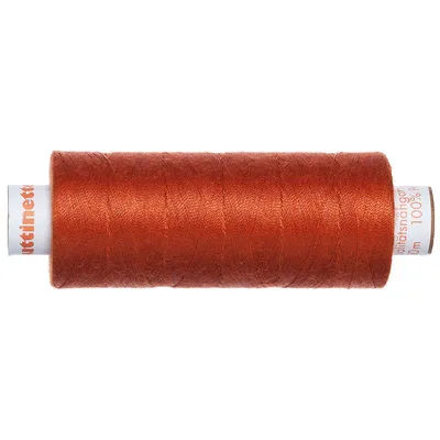 buttinette Fil à coudre universel, grosseur : 100, bobine de 50 m, terracotta