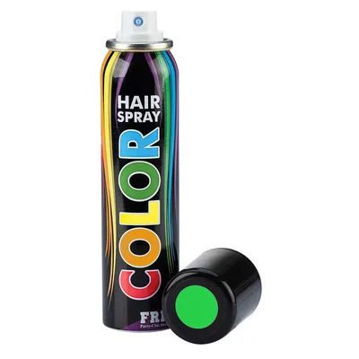 Laque colorante pour cheveux, vert