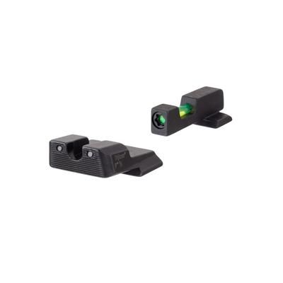 Trijicon DI Night Sight Set Dual-Illuminated U-Notch Tritium Green Front Color/ Rear Color Smith & Wesson M&P Shield .40 .45 & 9mm 601110