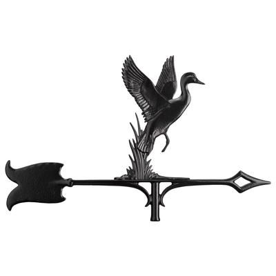 30" Duck Accent Weathervane by Whitehall Products in Black