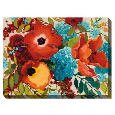 FESTIVITY OUTDOOR ART 40X30 by West of the Wind in Multi