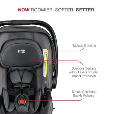 Britax B-Safe Gen2 FlexFit+ Infant Car Seat - Drift (SafeWash)