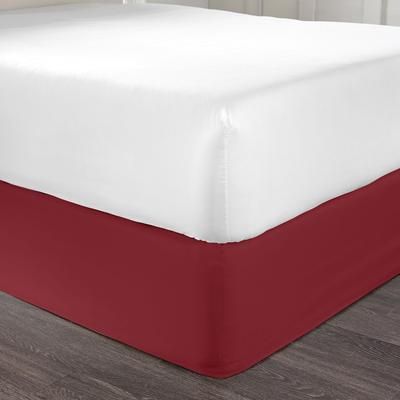 BH Studio Microfiber Bedskirt by BH Studio in Garnet (Size KING)